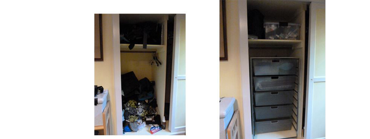 closet before after